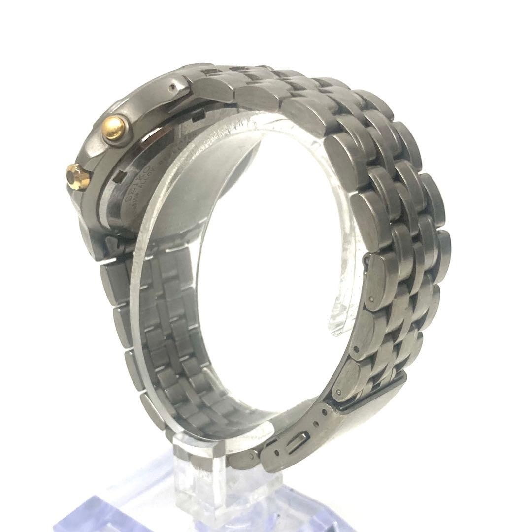 [Battery Dead] SEIKO AGS 5M22-6B50 Men’s Watch, Titanium ⭐︎
