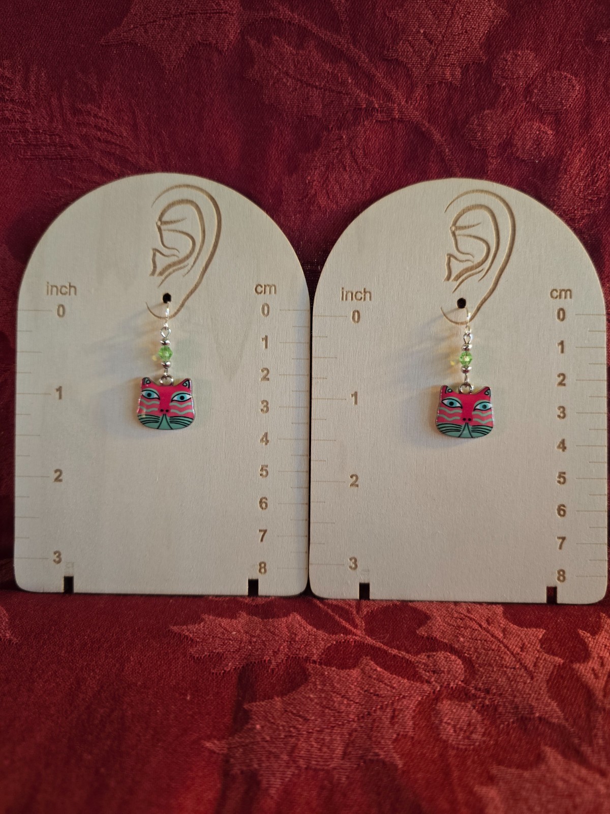 Charm Earrings 925 Sterling Silver Wire With Dogs & Cat Charms Check Them Out!