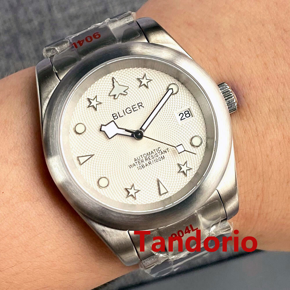 36mm/39mm Automatic Men’s Watch NH35 Movement Brushed Case Sapphire Crystal Date