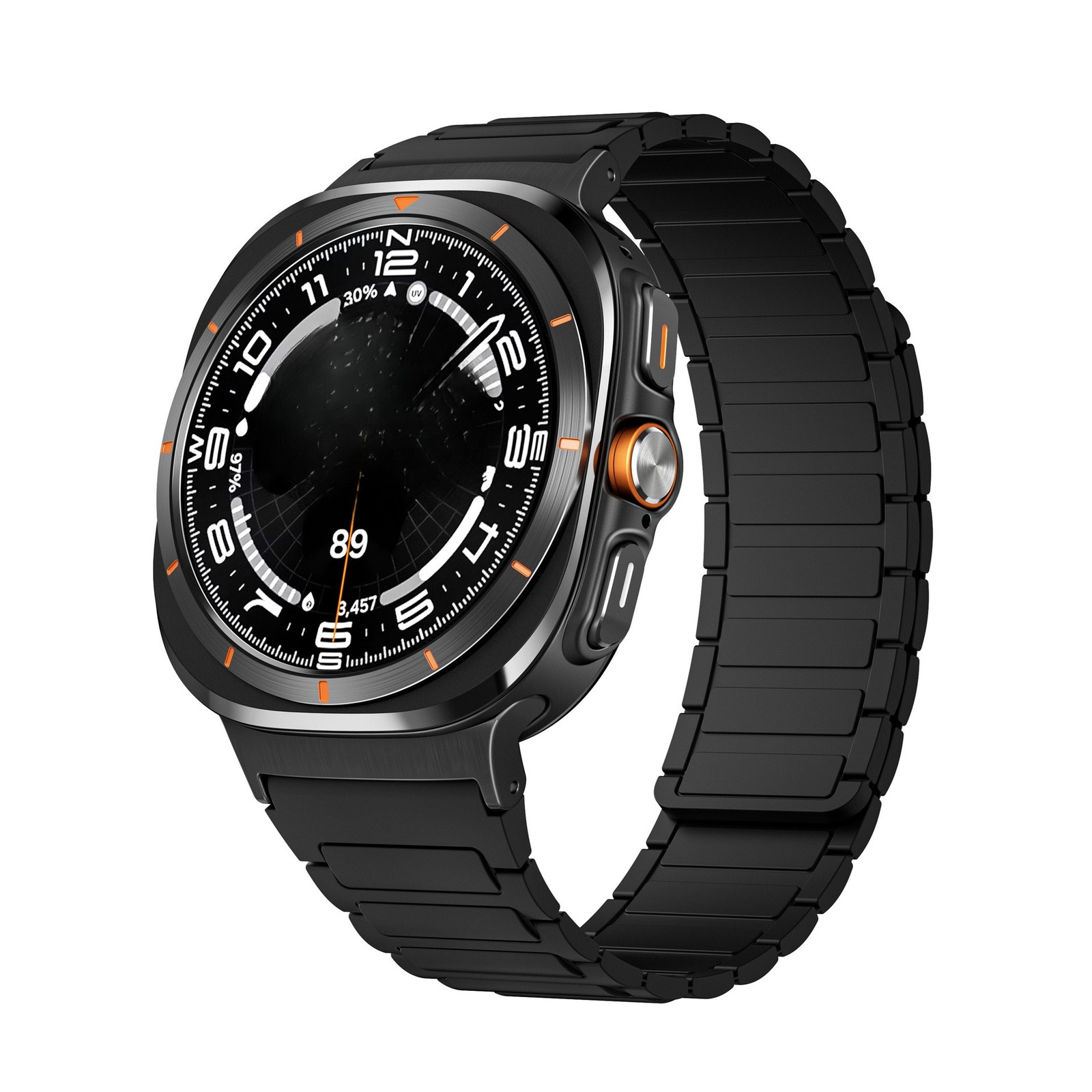 Fits Samsung GalaxyWatch Ultra 47mm Silicone Watch Strap 47mm Soft Flexible Band