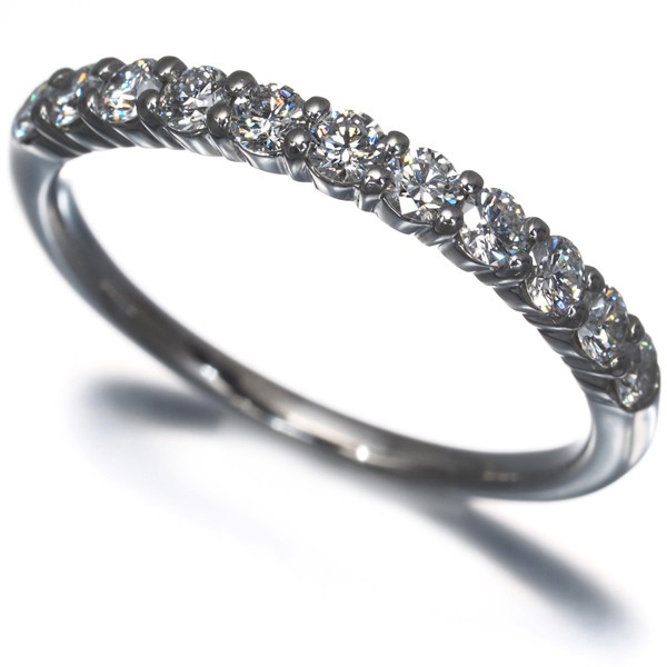 Auth VENDOME Ring Diamond 0.44ct US6-6.25 950 Platinum