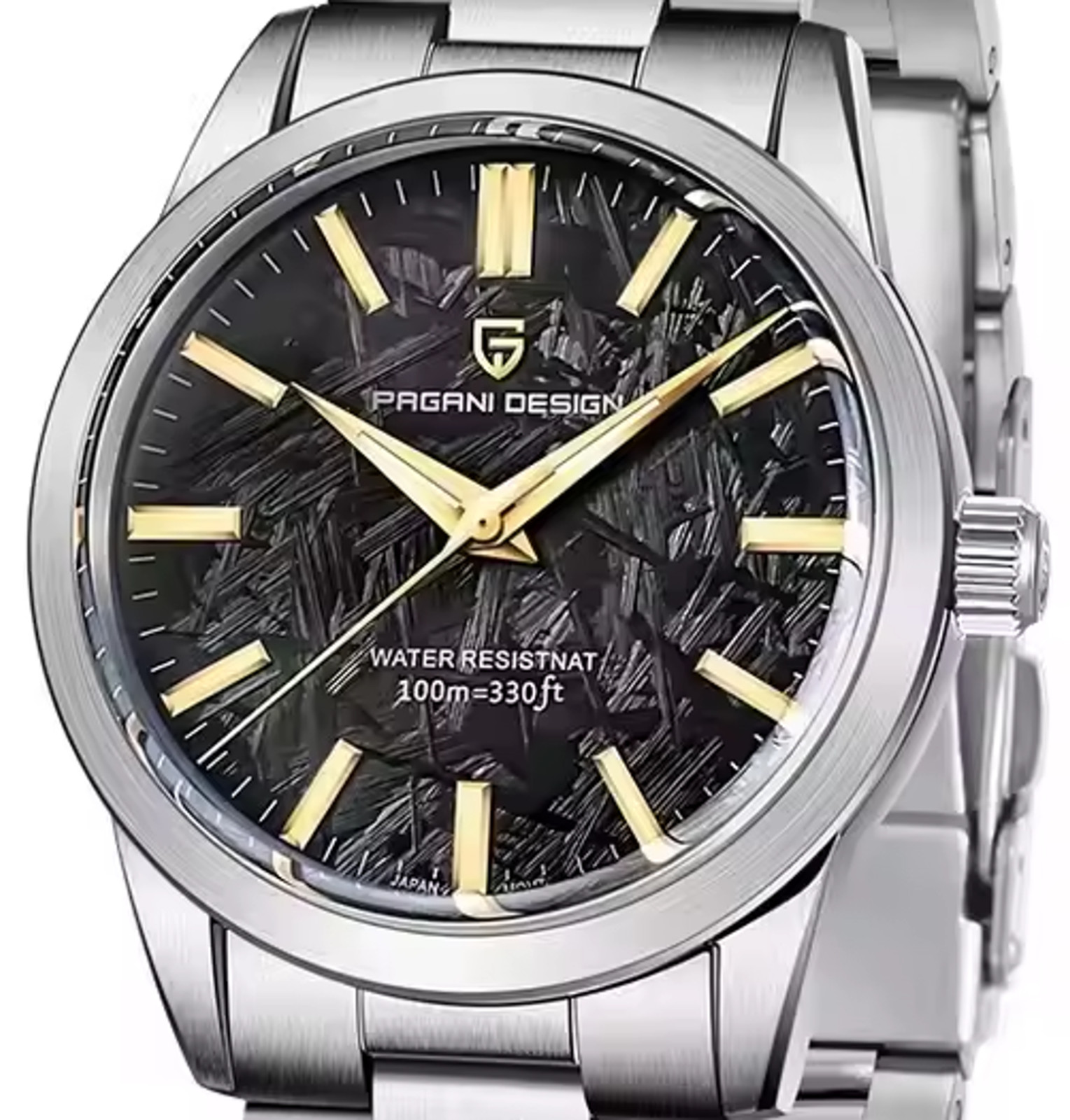 Pagani Design 1734 40mm Luxurious Dress Meteorite Dial Sapphire 10ATM Seiko VH31