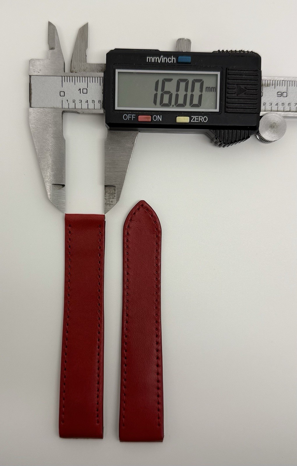 Cartier 18mm x 16mm Red Calfskin Leather Watch Strap KD35FAJL New Authentic OEM