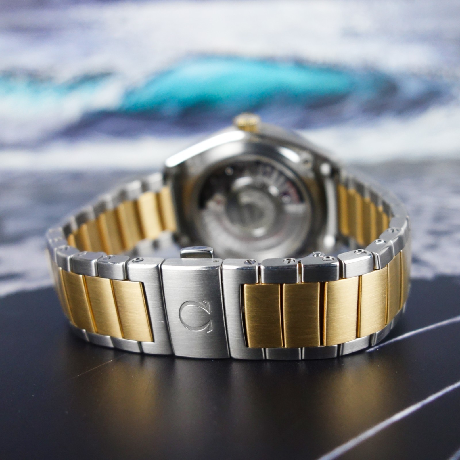 Omega Constellation Globemaster Full Set 2 Tone Gold & Steel 130.20.39.21.03.001