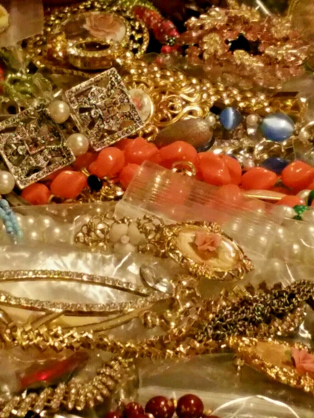 Vintage Estate Costume Jewelry Wear Repair Lots