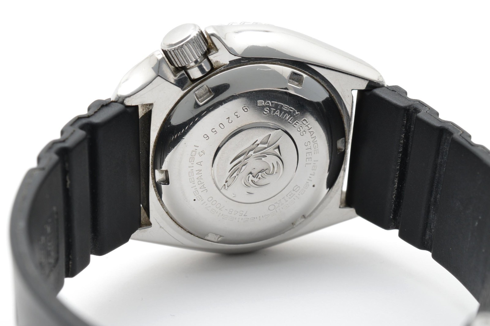 [EXCELLENT+5] SEIKO 7548-7000 150m Diver Black Vintage Kanji Quartz Men’s Watch