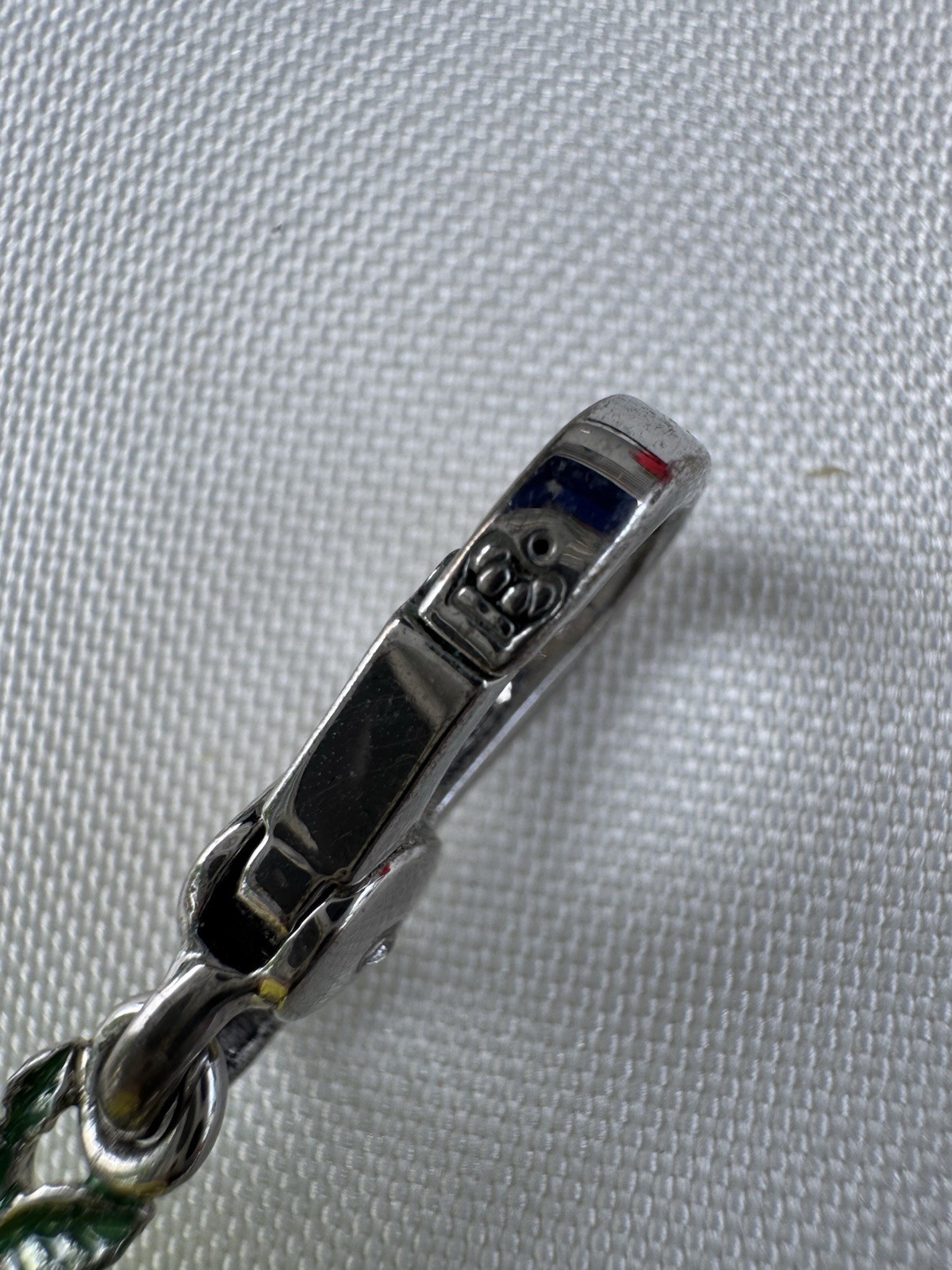 Juicy Couture Charm Lime Mojito Cocktail Glass With Straw Mint Silver Tone Clip