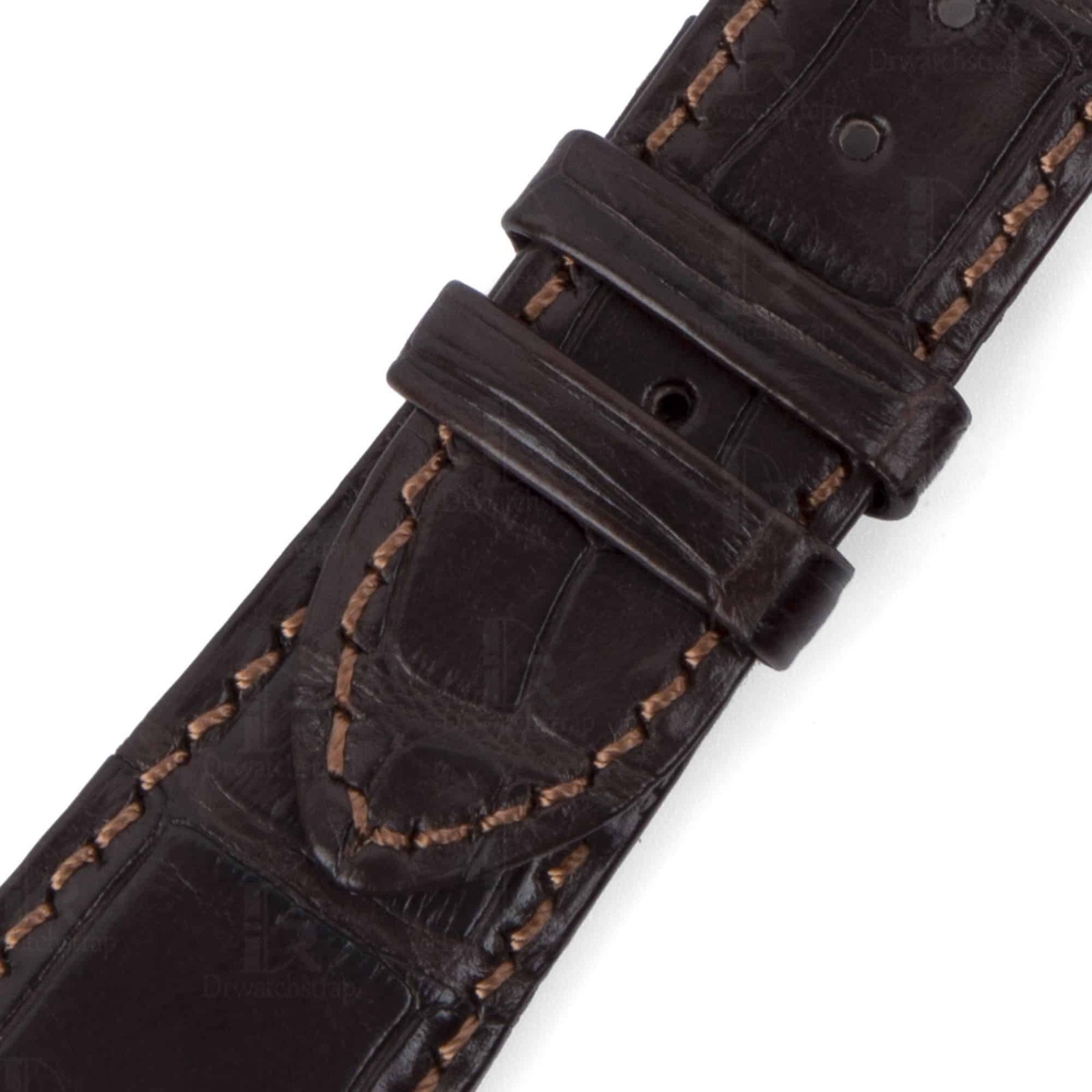 Dark Brown Croco leather strap for Patek Philippe Nautilus 5712 5711 7010