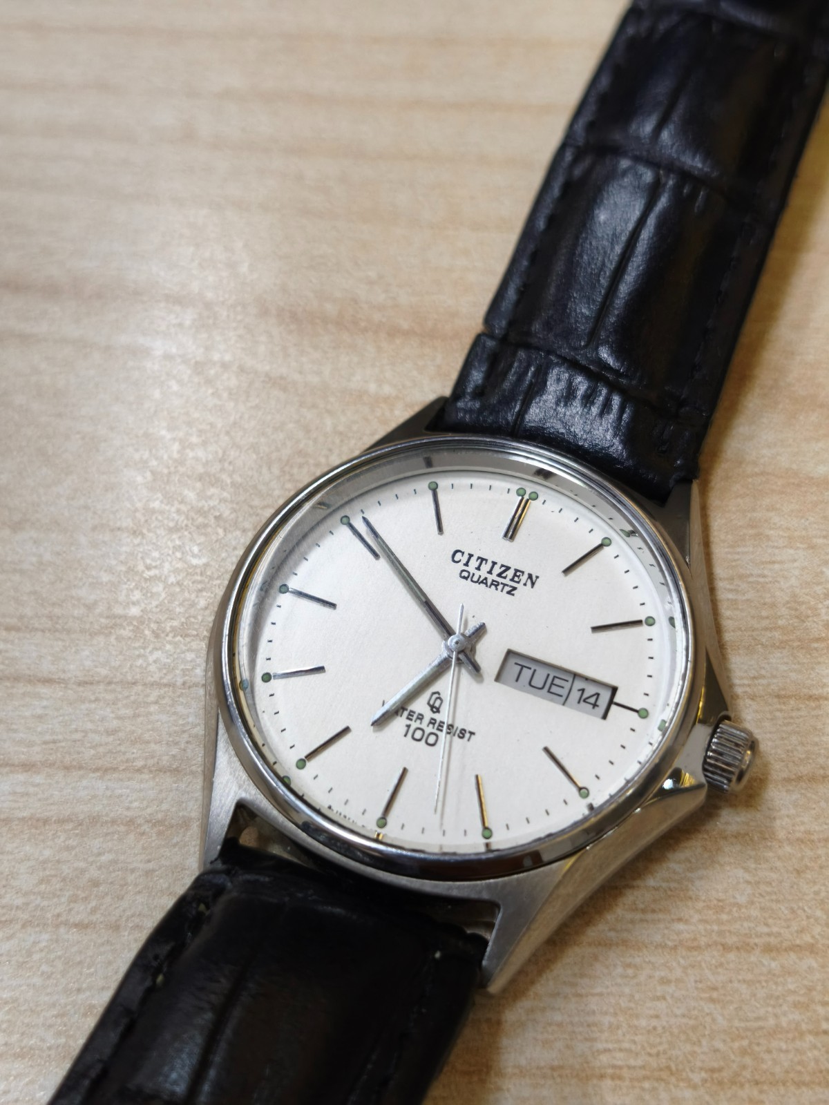 Vintage Citizen Quartz CQ Watch 4-212070 K