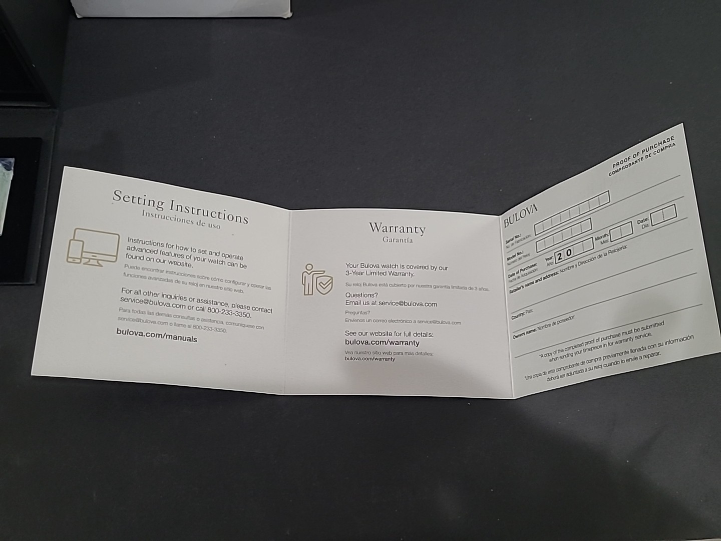 Women’s Bulova Marine Star 2 Tone White Dial Watch C9671108 With Box & Manual