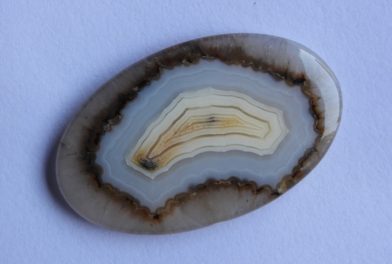 58.85 Cts Natural Montana Agate Cabochon Loose Gemstone 46X28X5 MM