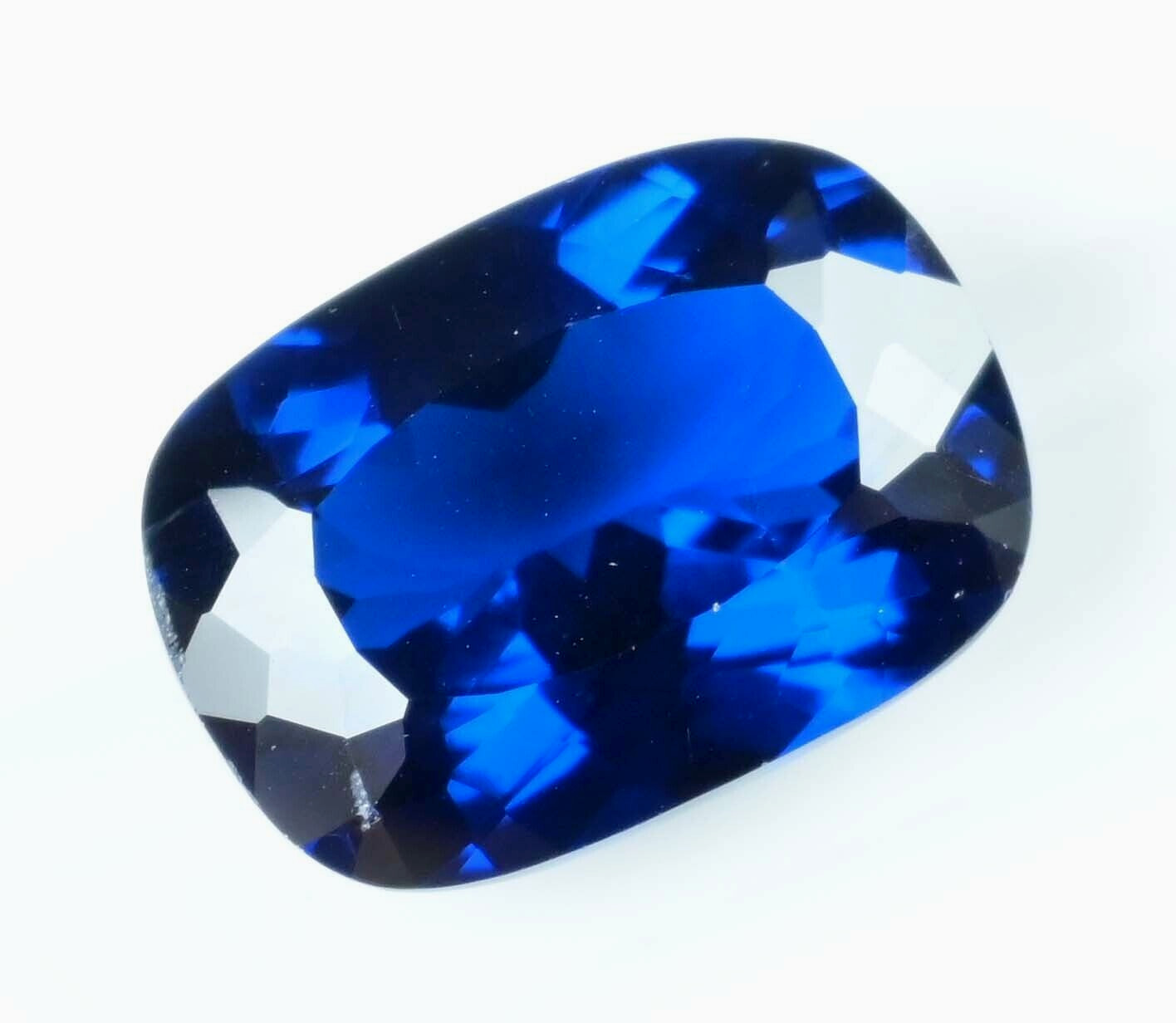 19.40 Ct Natural Arkansas Blue Benitoite Certified Excellent Cushion Gemstone