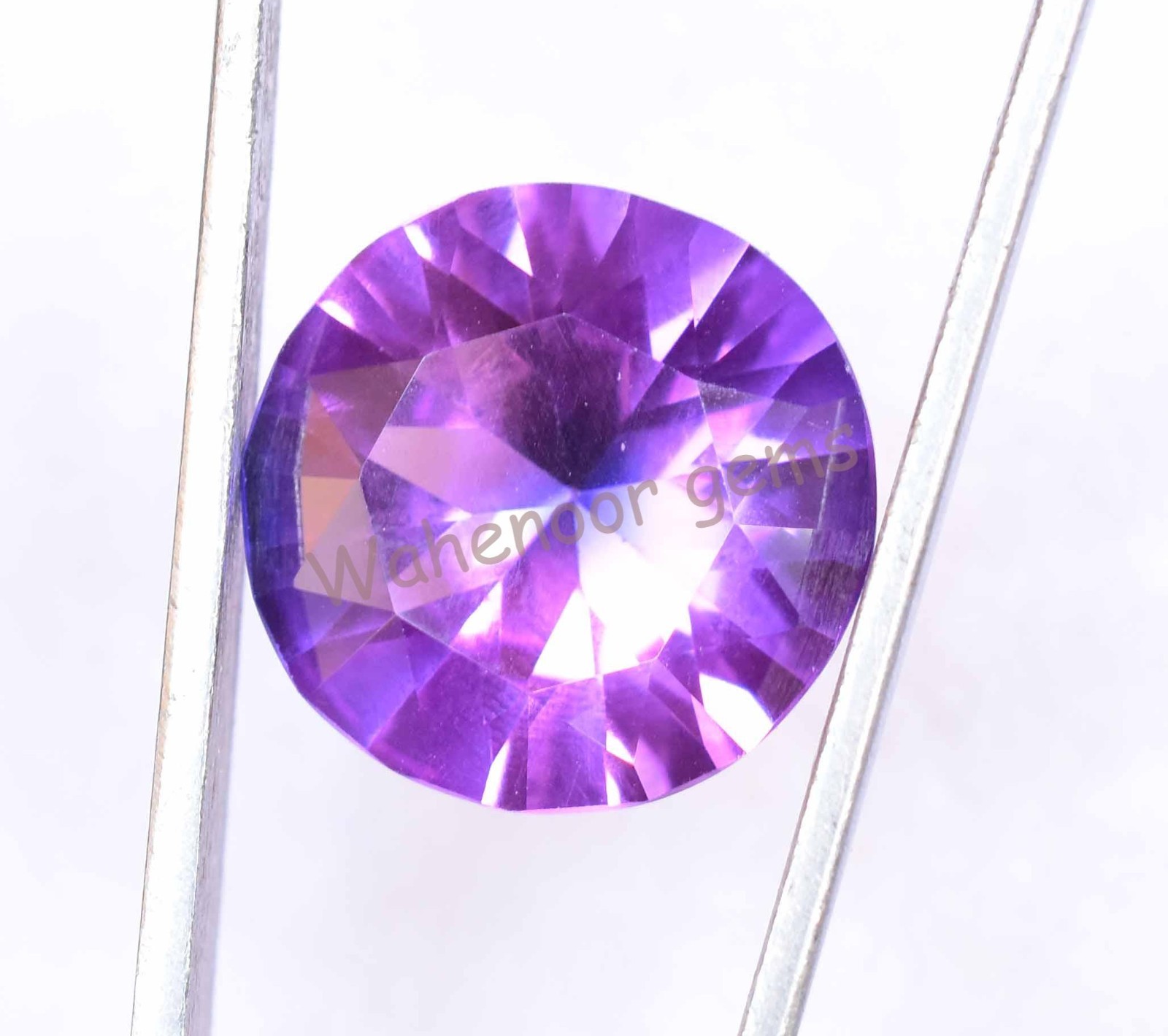 Natural 13.50 Ct Boysenberry Sapphire Round Master Shape AGL Certified Gemstone