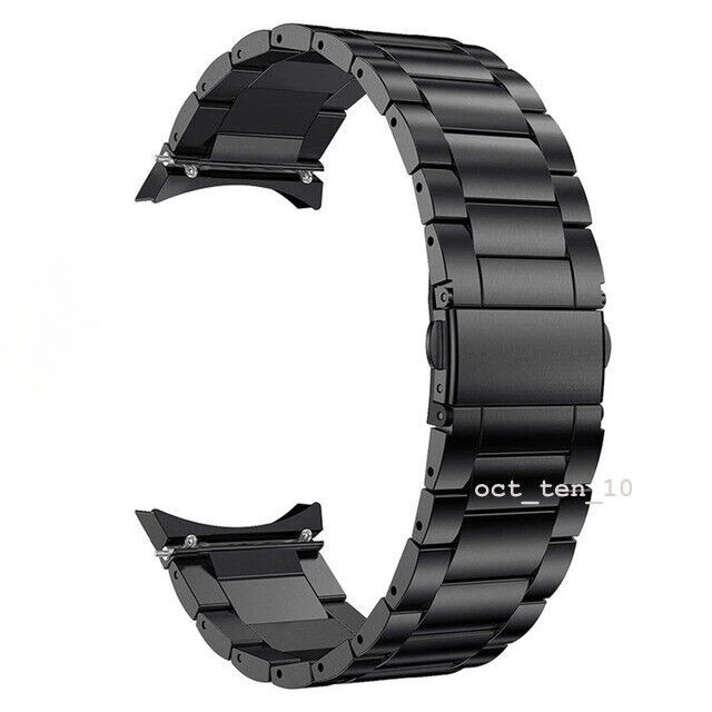 For Samsung Galaxy Watch 4 5 6 7 40/43/44/47mm Stainless Steel Metal Strap Band