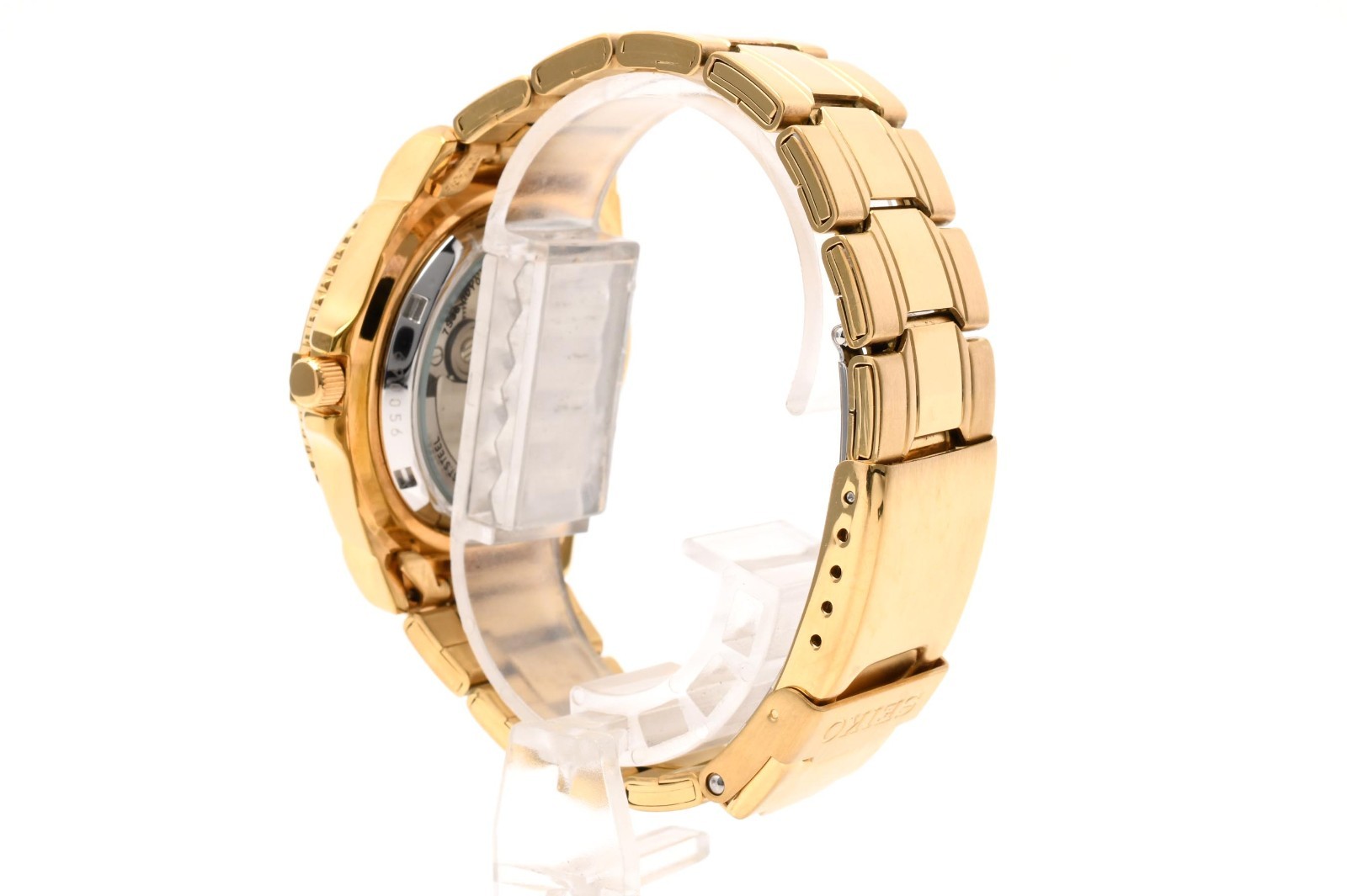 Seiko 5 Sports Gold Dial Automatic 7S36-00Y0 40mm Day-Date Men’s [Near Mint]