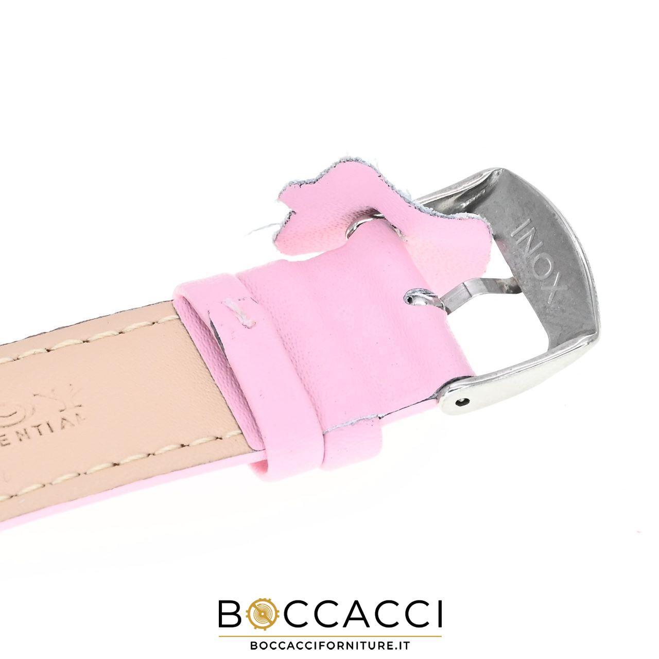 DILOY Cinturino 20mm Rosa Chiaro in Pelle Liscio non Imbottito (NEW)