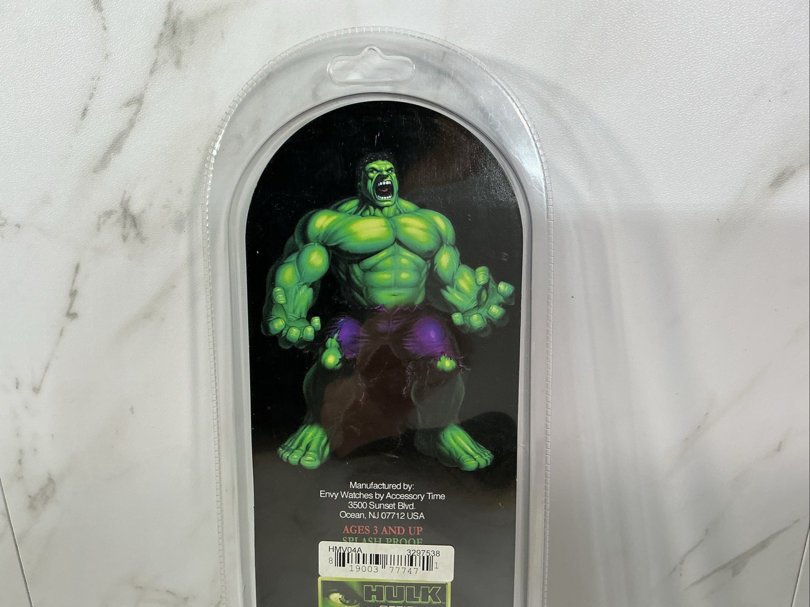 Marvel HULK 2003 Movie Wristwatch ~ NEW~ SEALED~ Splash Proof