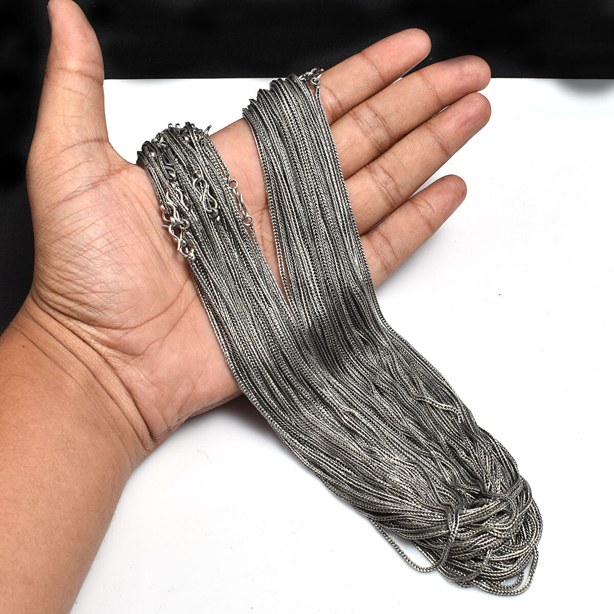 16″18″20″22″24″ Snake Chain S” Lock Ethnic Handmade Necklace Jewelry