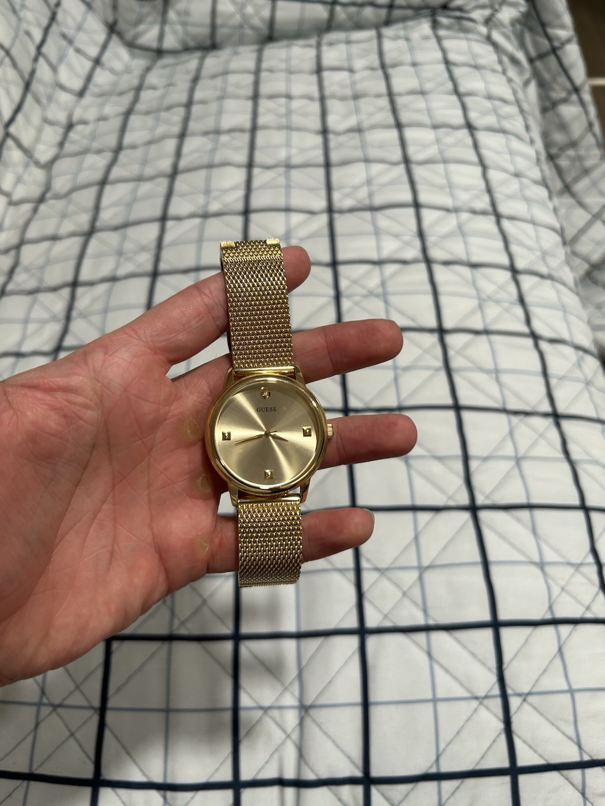 Men’s Gold Guess Watch Size Small