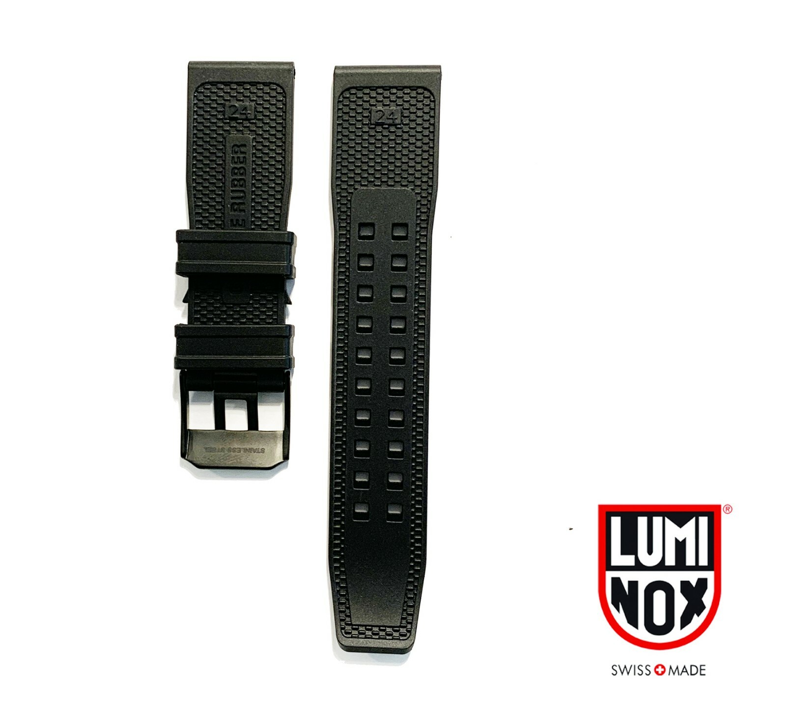 Genuine Luminox Replacement Band 24mm Rubber Strap Navy Seals Series 3500 3507