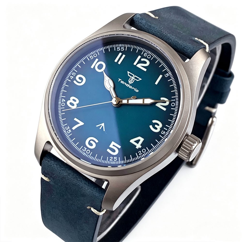Tandorio 39mm Arabic Luminous 20ATM Sapphire Automatic Japan NH35A Men Watch