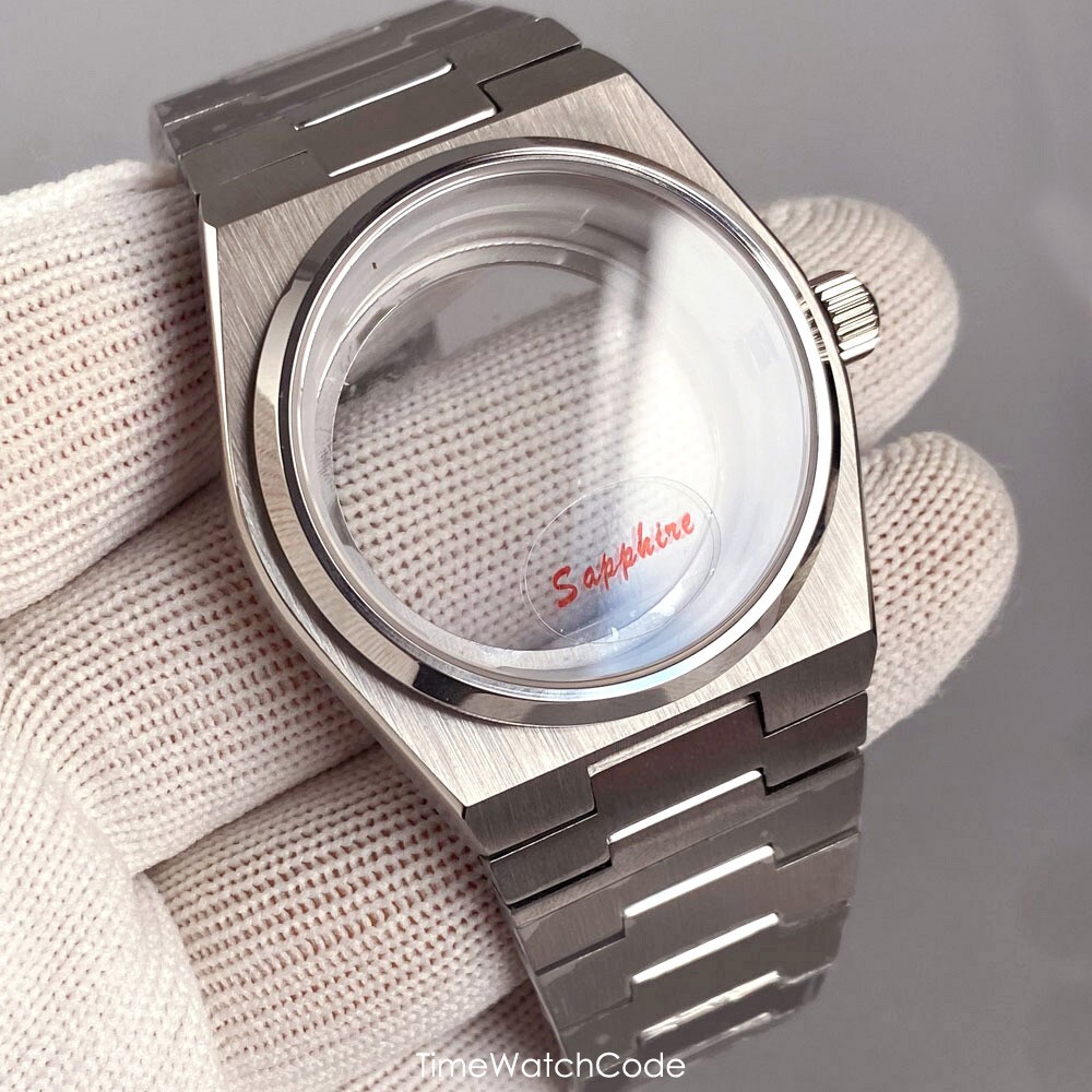 for PRX Super Player Men Watch MOD Watch Case 40mm fit NH35 NH36 NH38 Sapphire