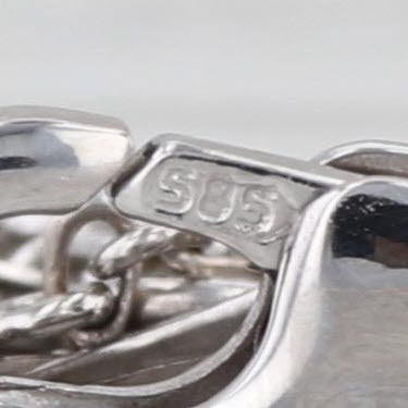 0.23ctw Diamond By The Yard Station Bracelet 14k White Gold 7.5″ Cable Chain