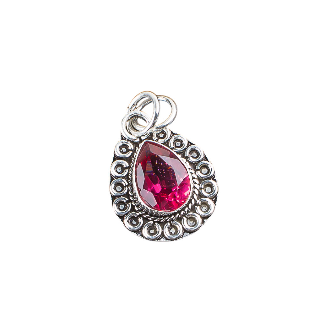 Pink Tourmaline Gemstone 925 Sterling Silver Pretty Pendent 1.02″ Gift For Wife