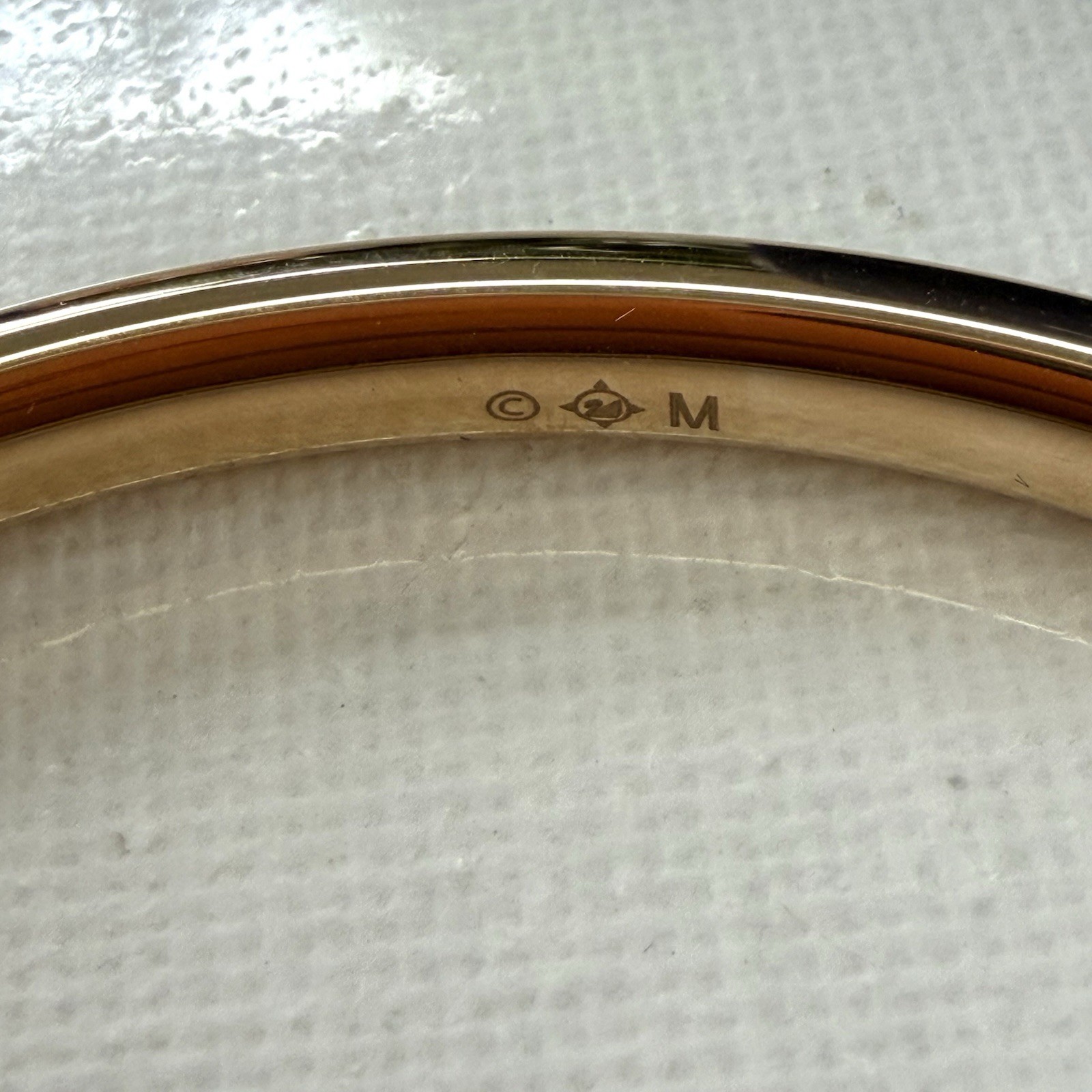 Swarovski Sublima Bangle Size Medium Bracelet Navy Crystals Rose Gold Plated