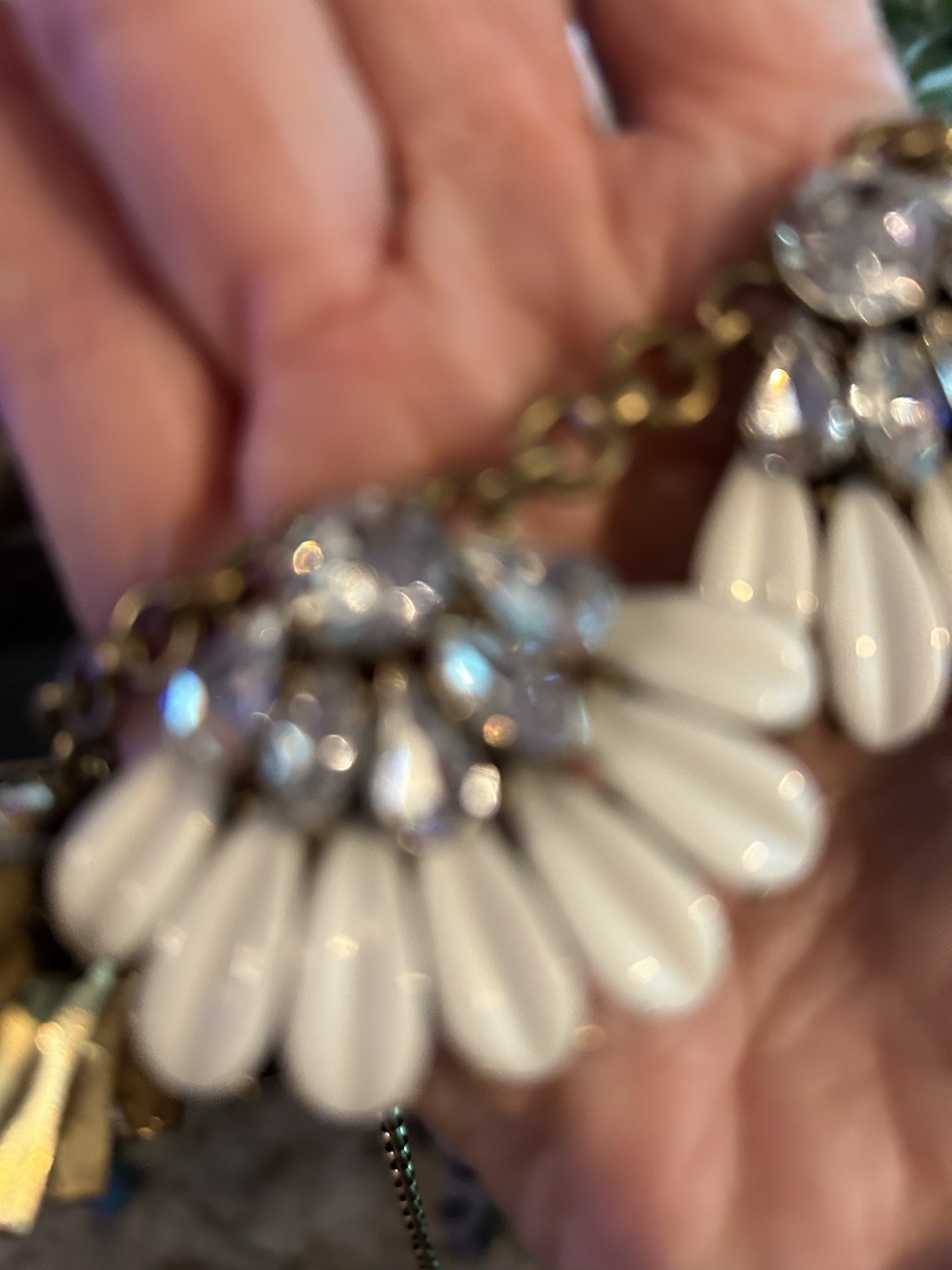 Beautiful Bib Necklace Stunning With A Black Sweater Or Dress Lots Of Sparkle