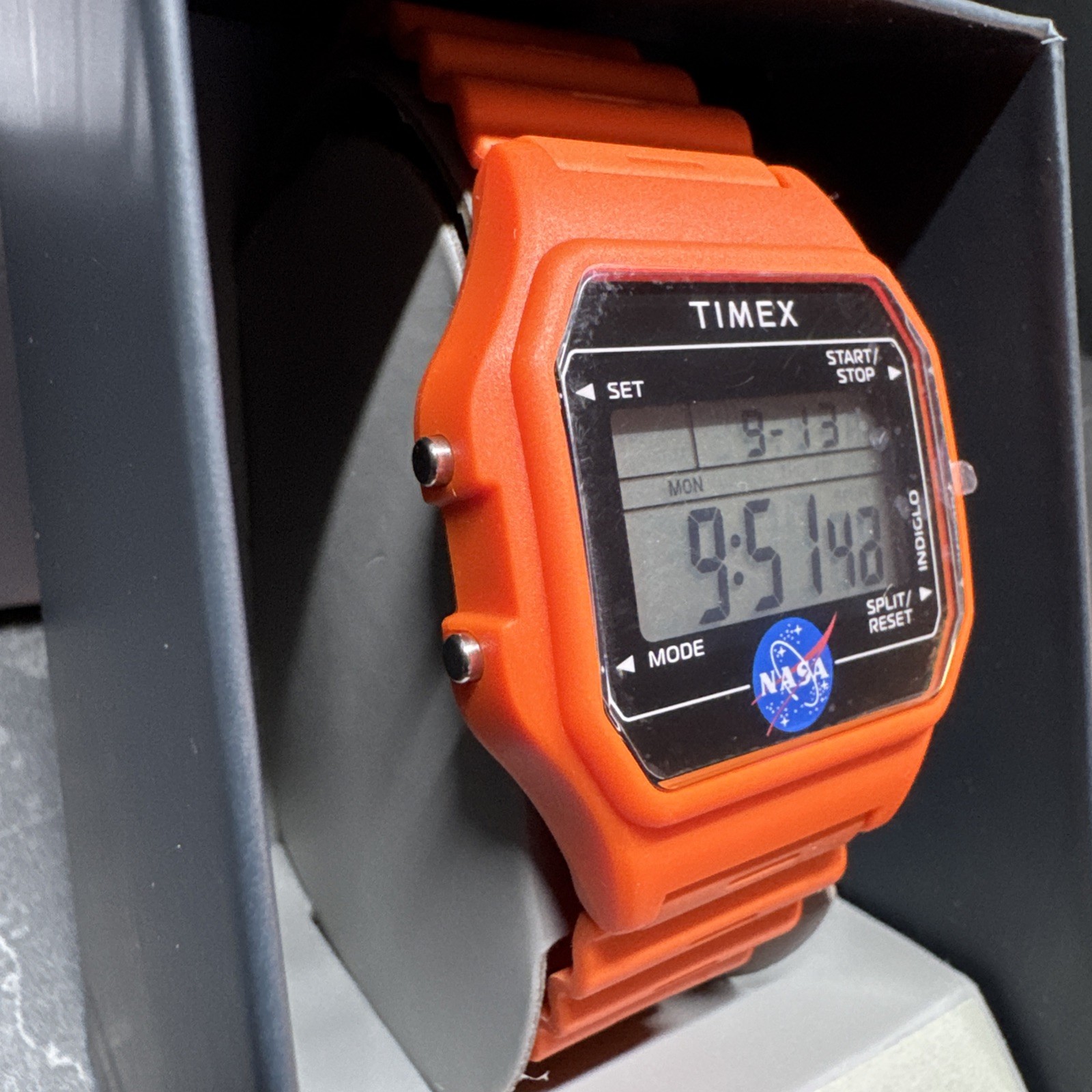 Timex x NASA Artemis ‘Lunar Orange’ 36mm Watch (TW2Y13300) NEW • SHIPS FROM USA