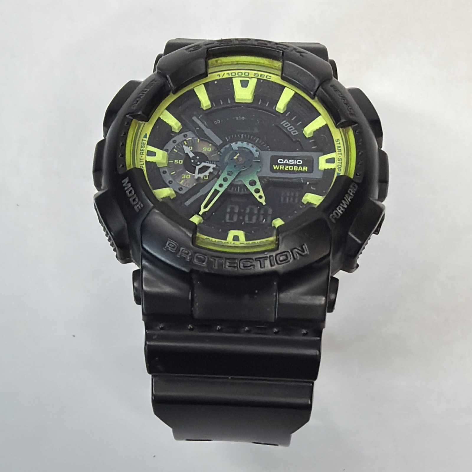 CASIO G-SHOCK GA-110LY-1AJF Black Resin Quartz Digital Analog Watch