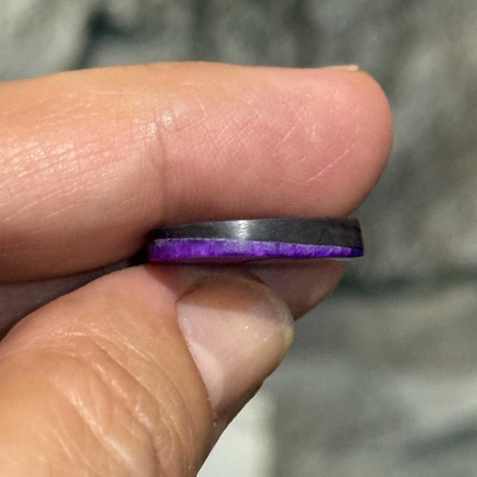 11.2ct 19×13.7×3.5mm Fine Purple Sugilite Oval Backed Cabochon Gemstone