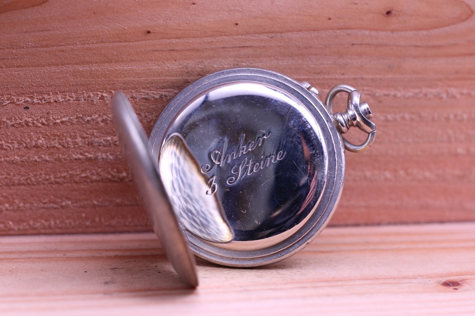 ANTIQUE GERMAN MEN’S POCKET WATCH CASE 48.5mm 36.8mm MOVEMENT SEAT (A7)