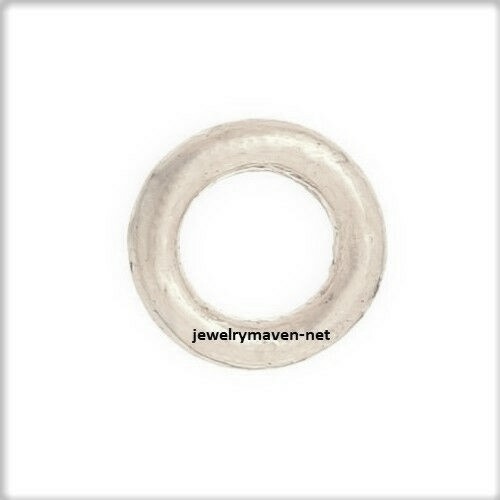 4mm OD 2mm ID Solid PLATINUM 950 18ga ID CLOSED Jump Ring USA MADE