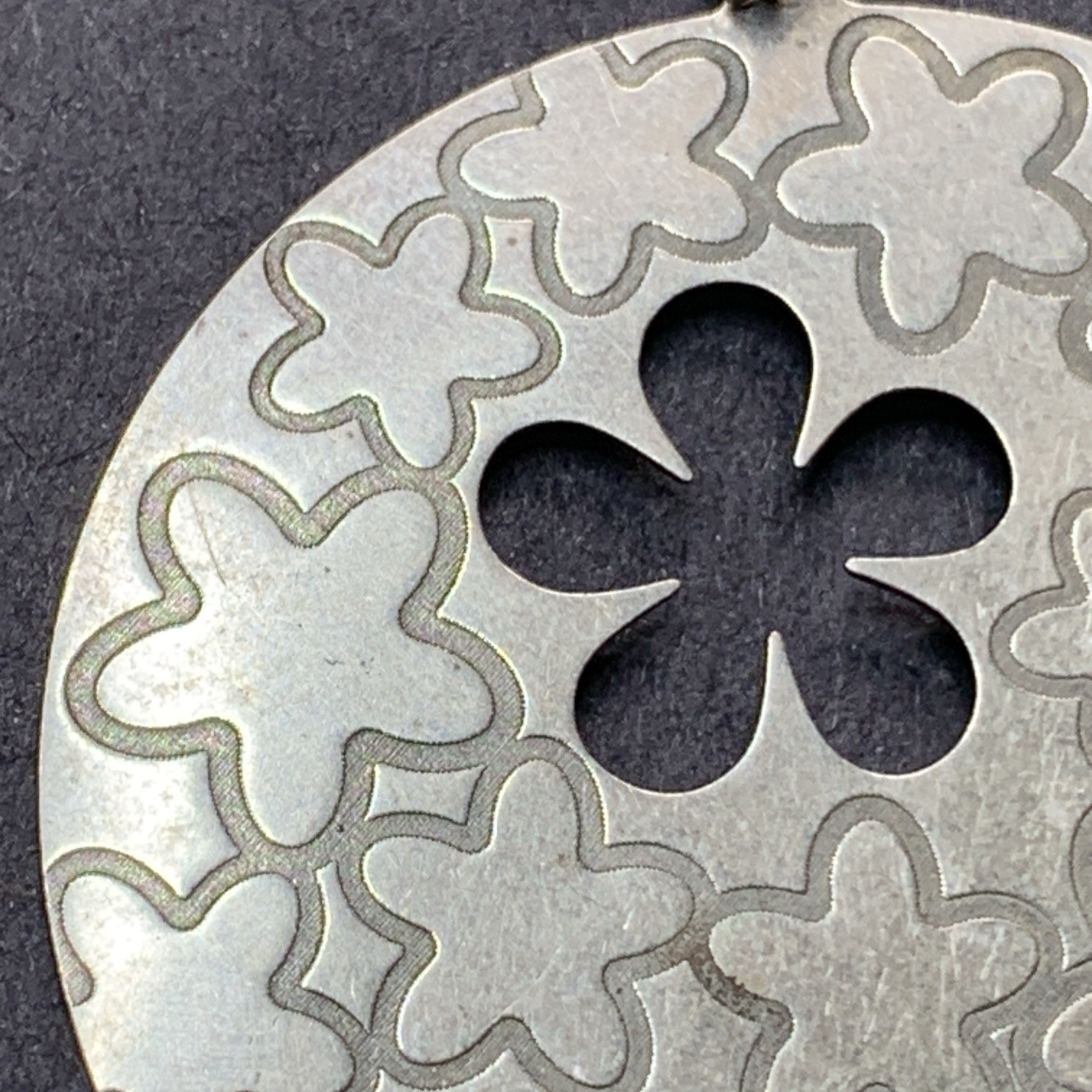 STERLING SILVER 925 Lot Necklace Pendant SS39 Large Coin Flower Love Cutout