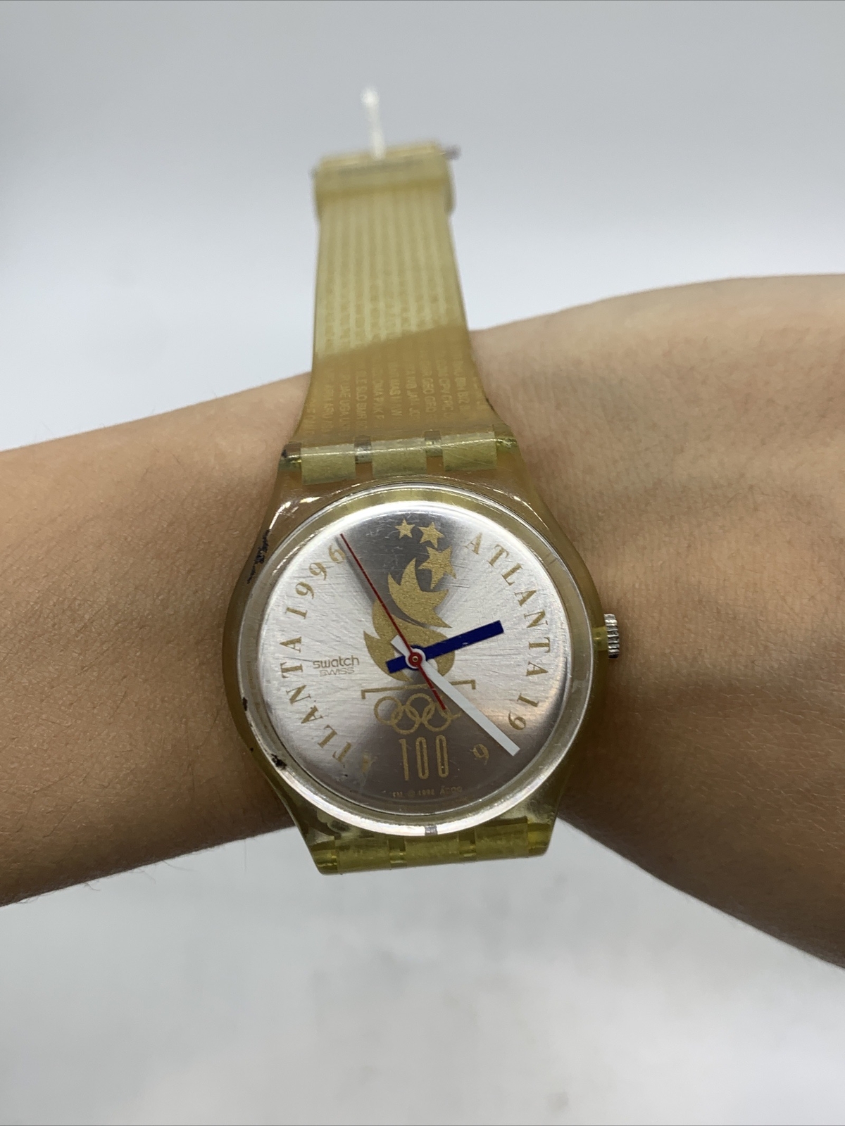 Vintage 1996 Atlanta Olympics USA Team Swatch Watch