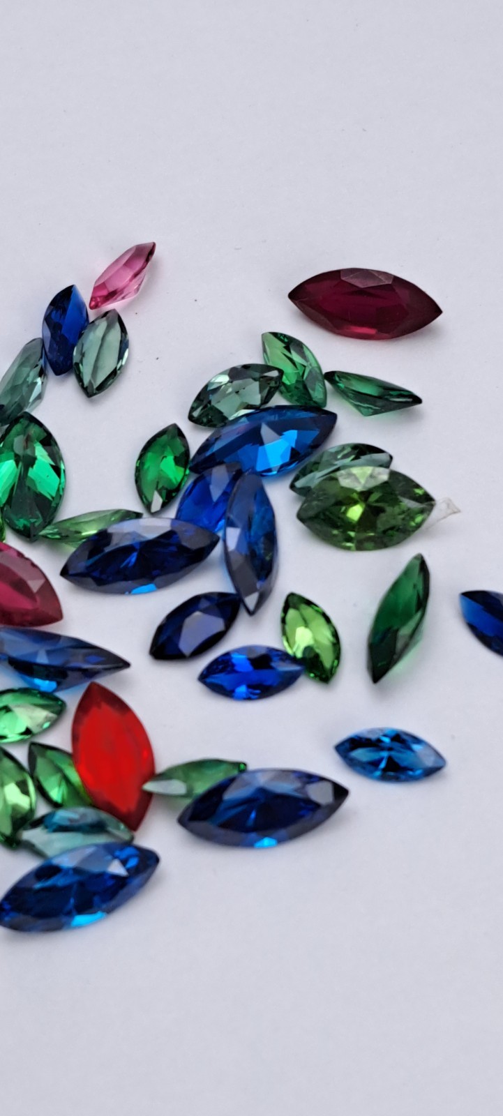 55 Carats Marquise Color Stones Assorted Sizes & Colors