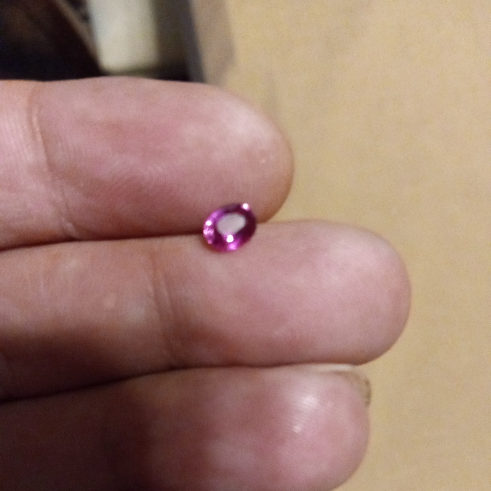 .57 ct natural purplish pink sapphire unheated oval shaped gorgeous 😍