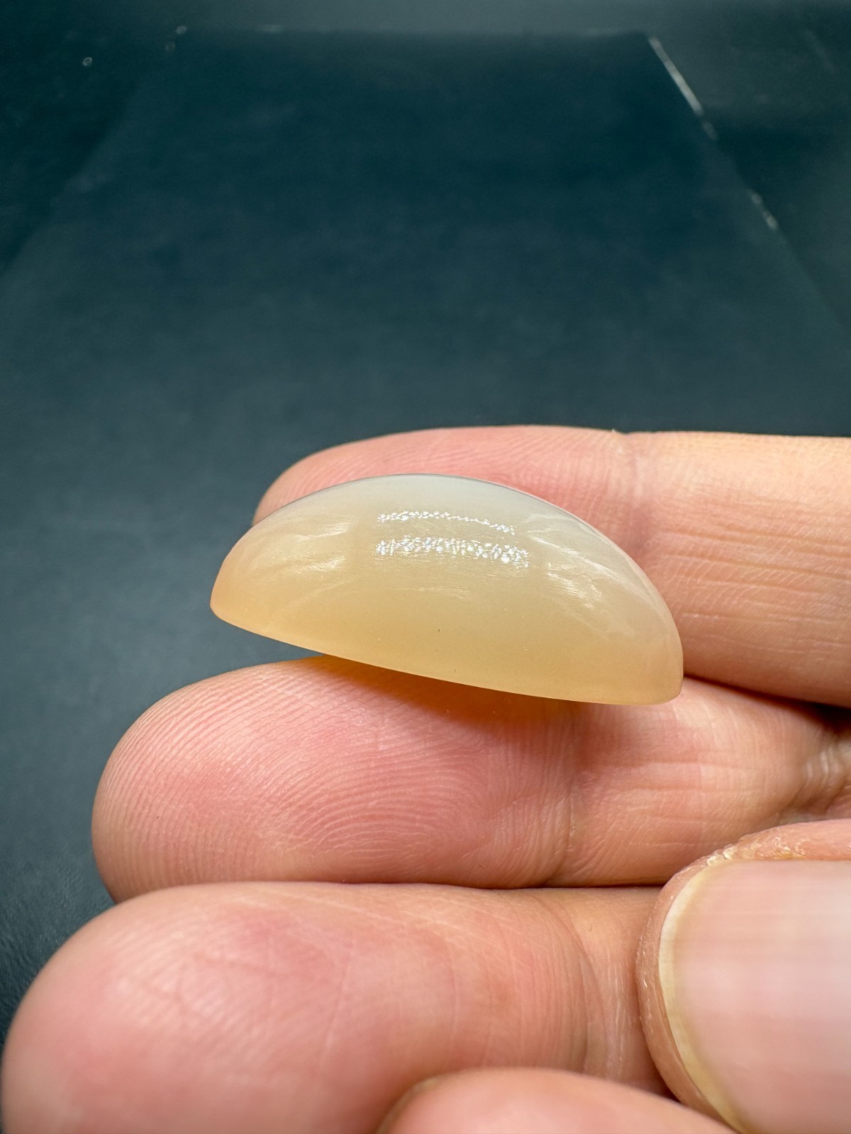 Natural Peach Moonstone Marquise Cabochon 30X15mm Loose Gemstone | 30.02 Carats