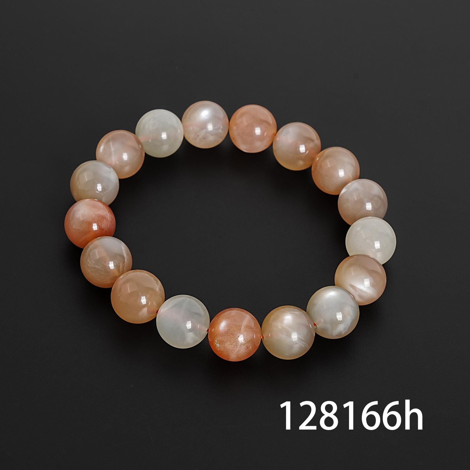 AAA Orange Moonstone Gemstone Bracelet 8MM 9MM 10MM 11MM 12MM 13MM 14MM 15MM