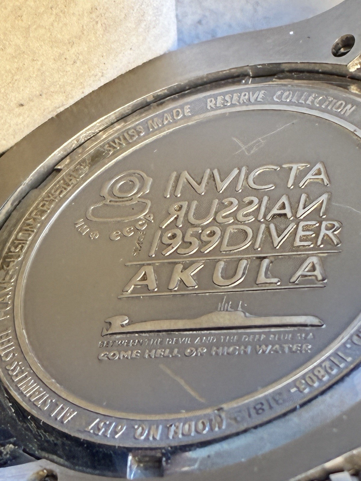 Invicta Russian 1959 Diver Akula Reserve Collection Model #6157 New Battery