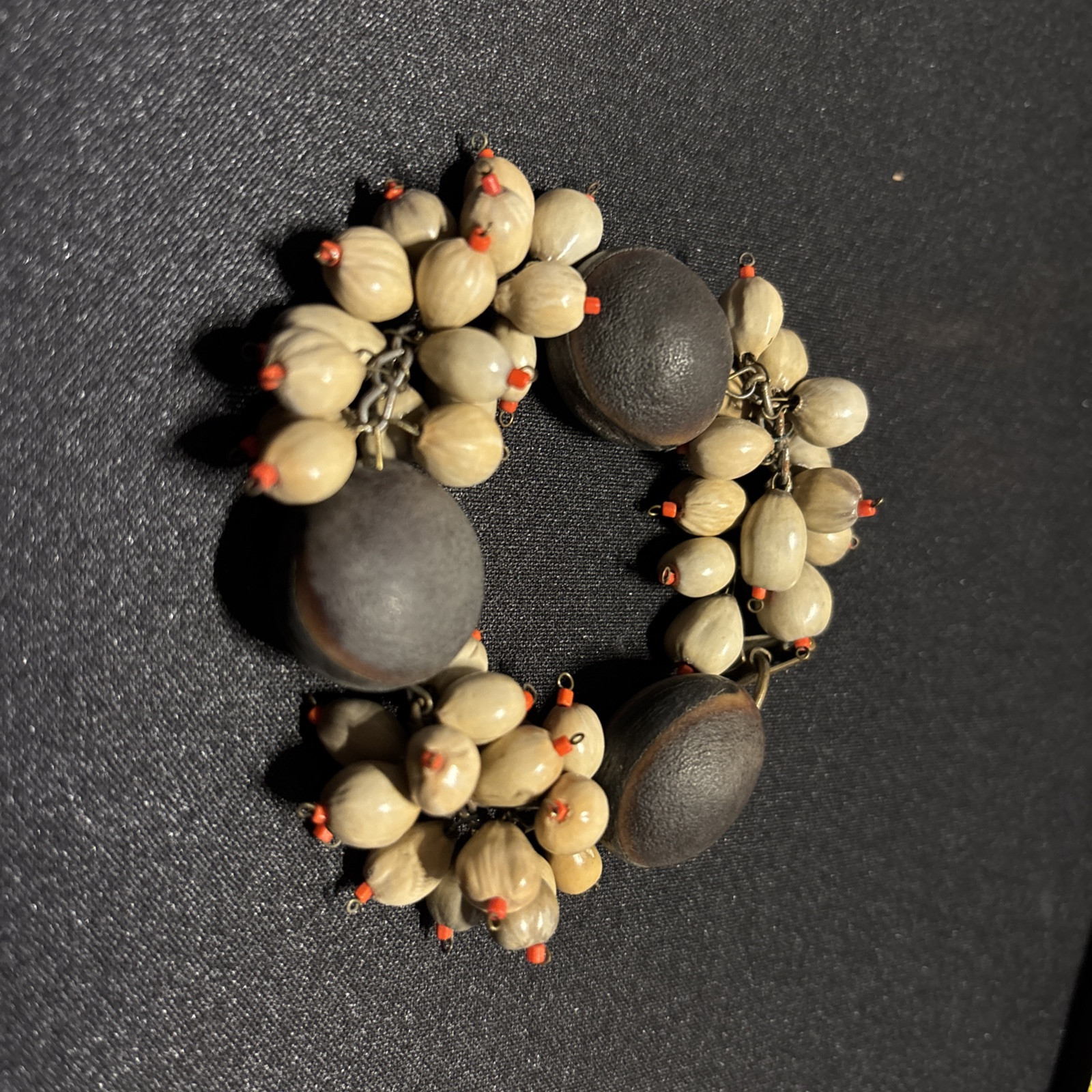 Vintage Jobs tears and pod bracelet BoHo 70s