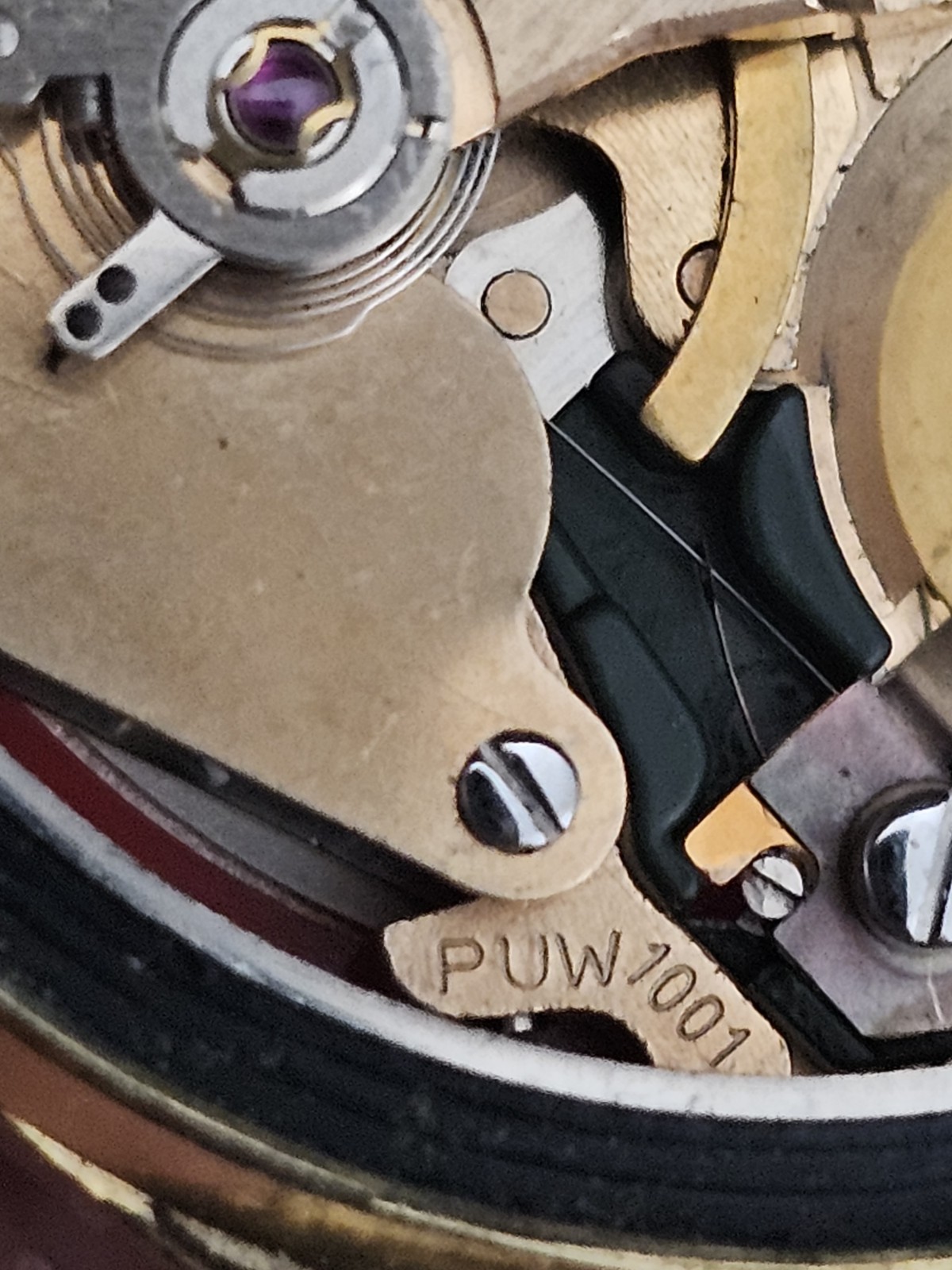 VINTAGE 1970 FEIVER ELECTRIC PUW 1001 PORTA WEST GERMANY PL OR 18CT WATCH