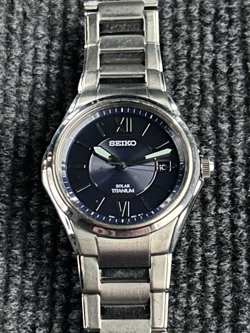 SEIKO Solar Watch, Dark Blue From Japan