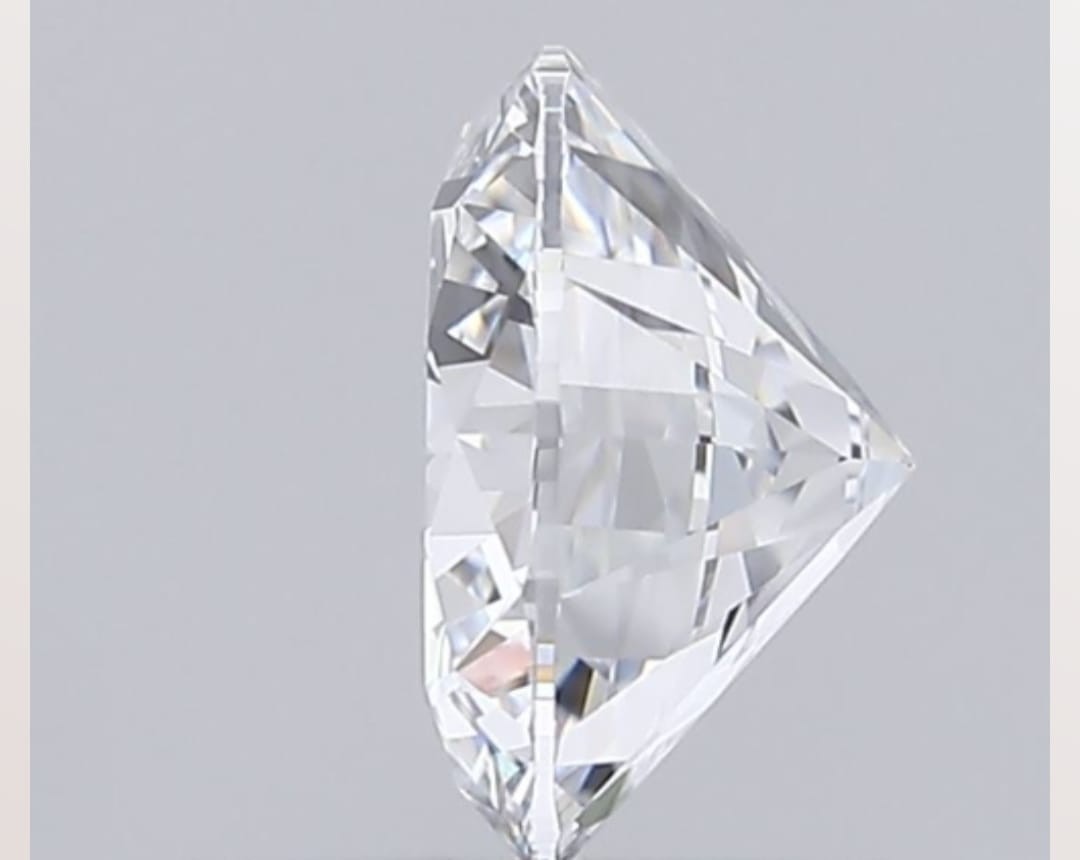 IGI Certified Lab Grown CVD Diamond ROUND Cut 2.50 Ct D Color VS1 Clarity Stone
