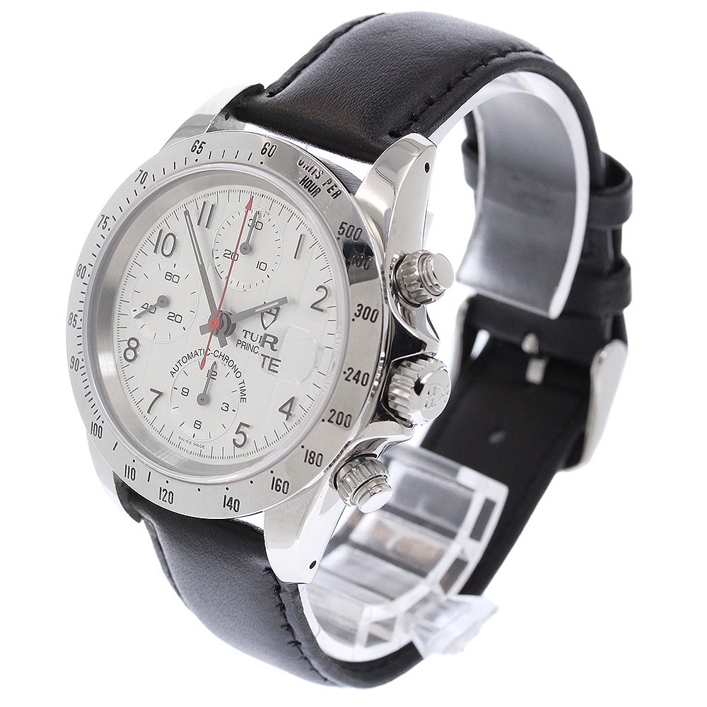 TUDOR Prince Date Chrono Time 79280P Silver Dial Automatic Men’s Watch_956964