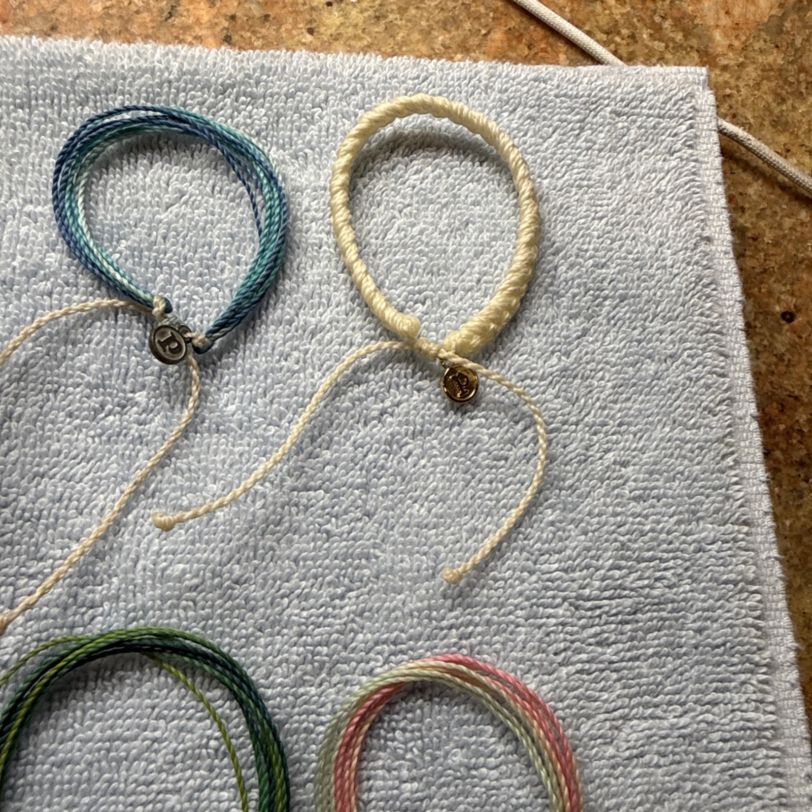 Lot of 10 Pura Vida Adjustable Slide Bracelets