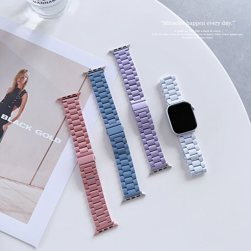 40/49MM Slim Strap Stainless Steel Watch Band For Apple Watch Ultra/8/7/SE/4/5/6