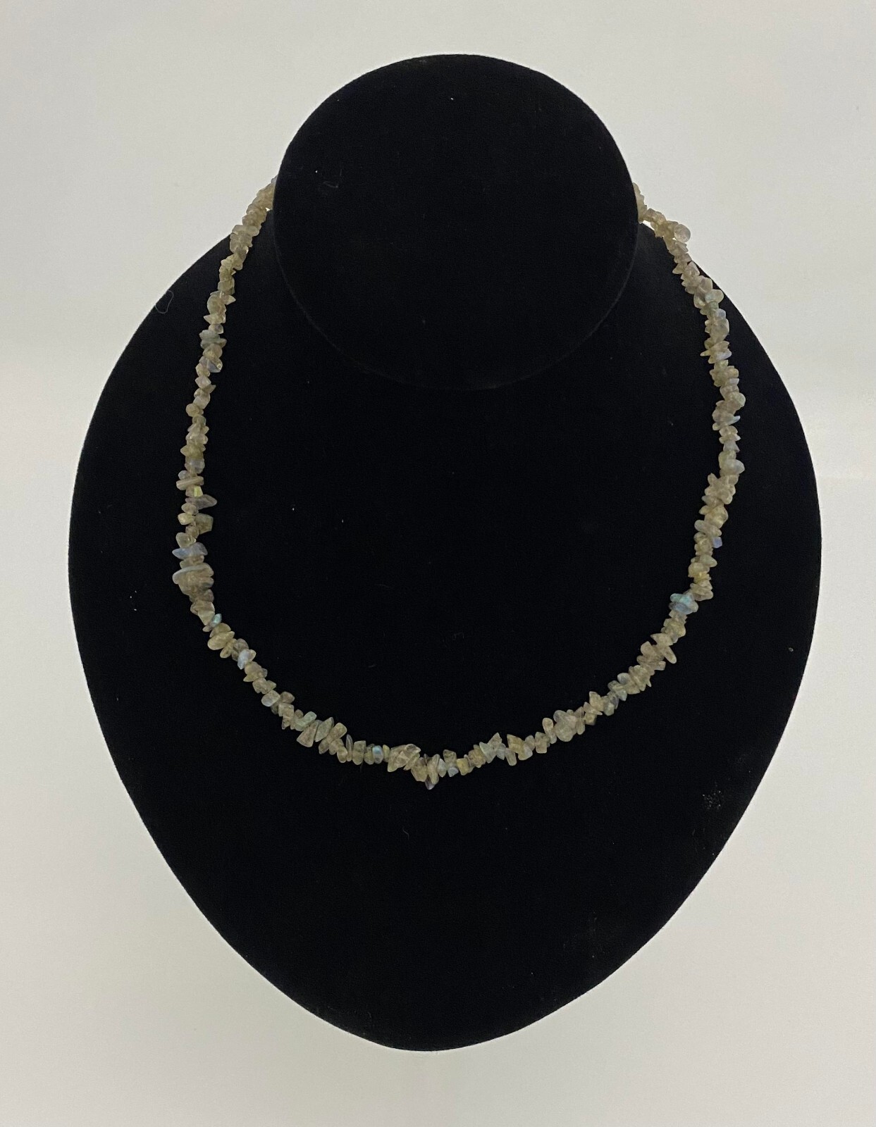 Stone Chip Necklace U CHOOSE size style & stone Amethyst Crystal Turquoise MORE